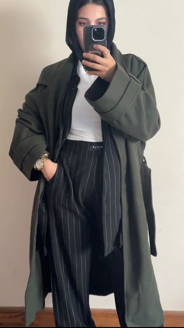 Long Knee-Lenght Coat