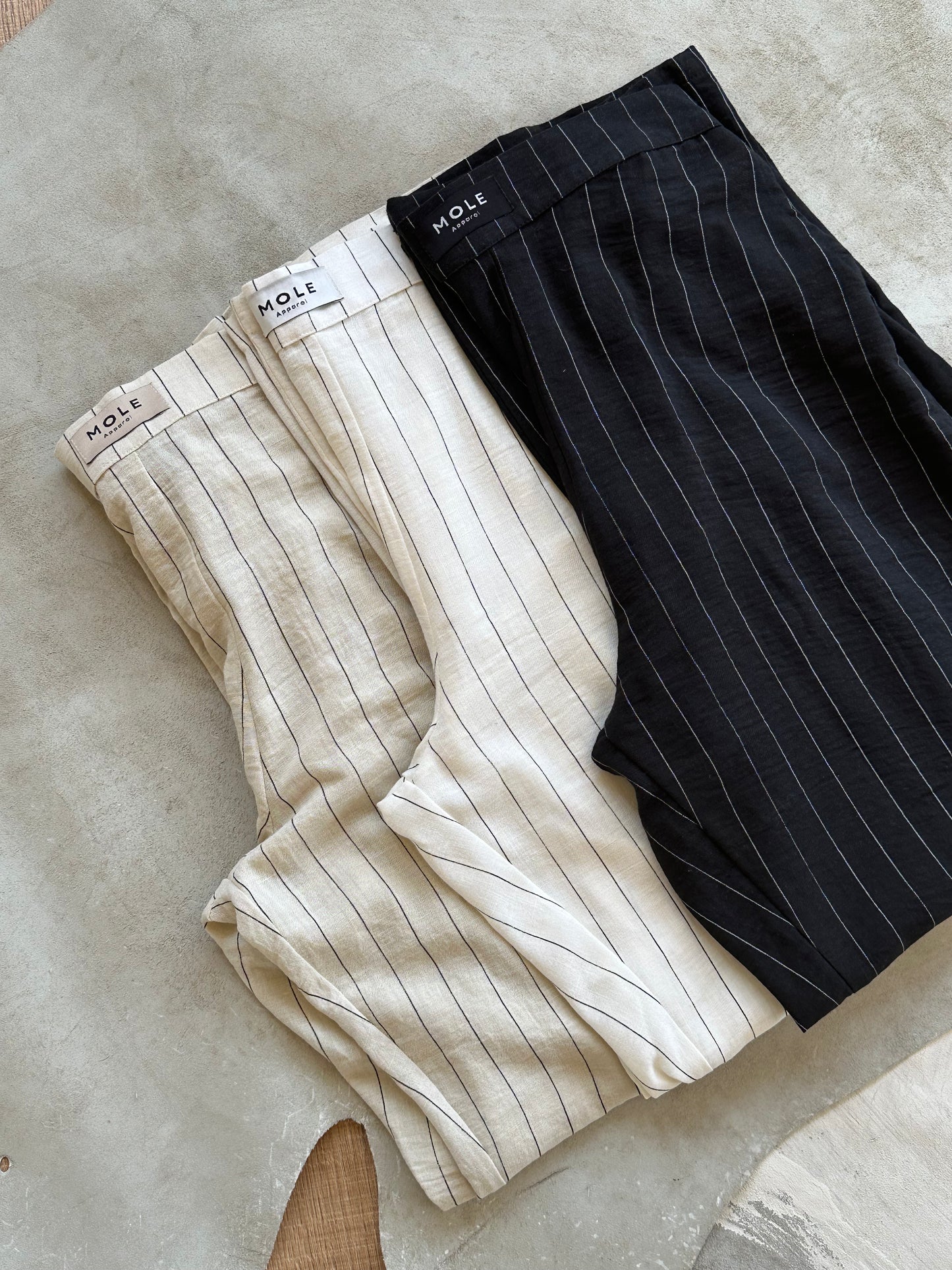 Stripped soft pants