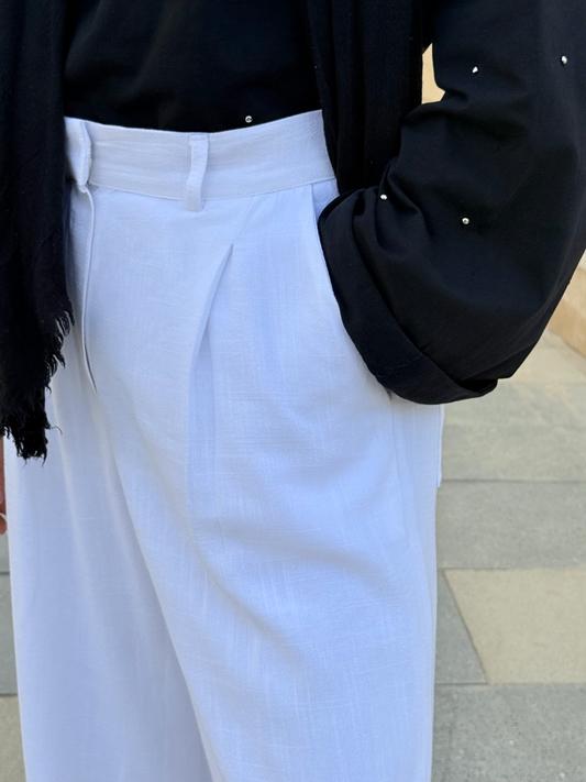 Pre-order white pants