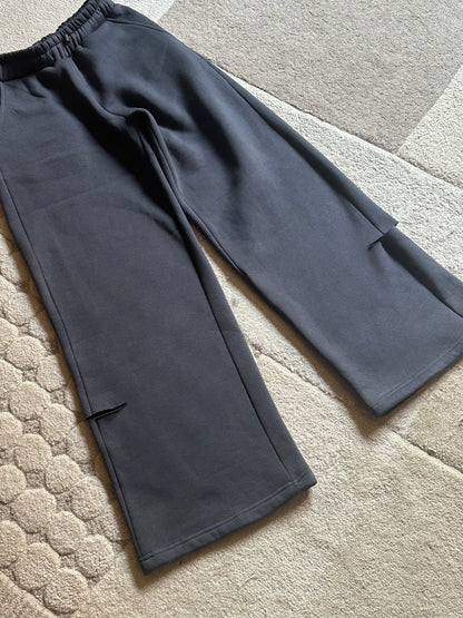 The slid-cut sweatpants