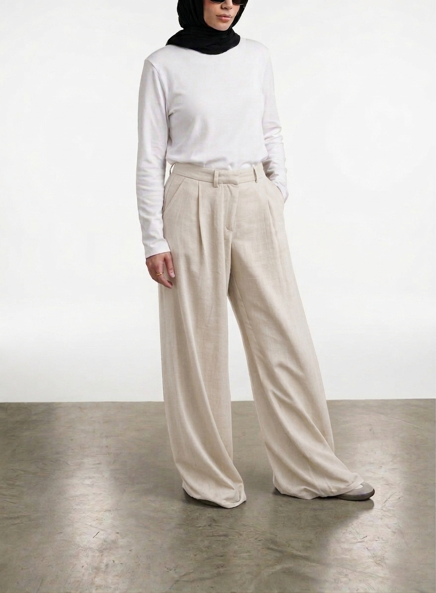 Cotton padded pants