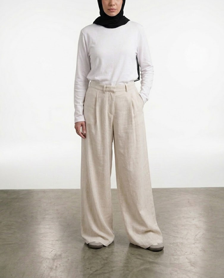 Cotton padded pants