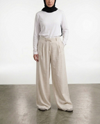 Cotton padded pants