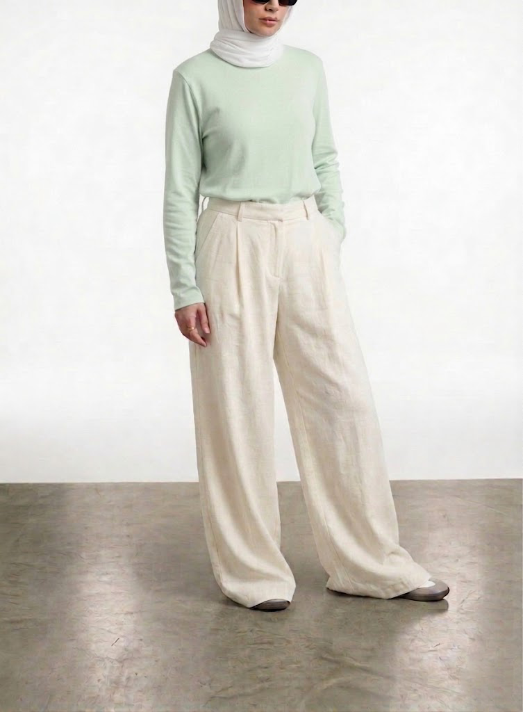 Cotton padded pants