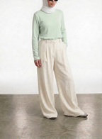 Cotton padded pants